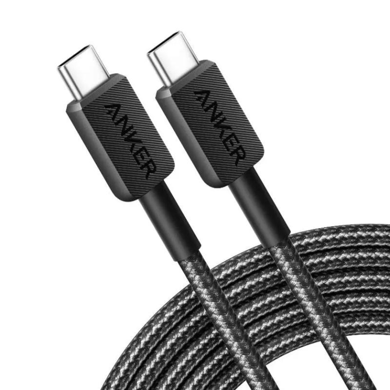 01649f68276b752d7cfac6c97f05899d.jpeg Cablu Anker 322 USB-C 0.91m negru - imagine 1