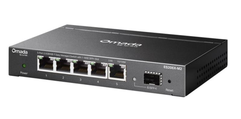 026e0f22f8dd4fa1128a03892feb3334.jpeg Omada 5-Port 2.5GBASE-T Easy Managed Switch with 1 10GE SFP+ - imagine 1