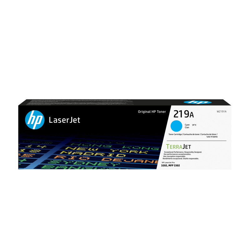 050cdc56255d0ea8b513564d925f4fe6.png Toner HP W2191A cyan,1.2 k, nr 219A,HP LaserJet Pro - imagine 1