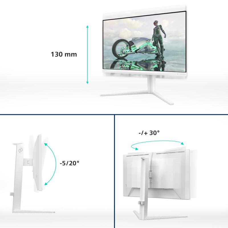 0727a5abdb73730837344c6cd14e9d65.jpg Monitor Consumer Philips 27M2N3201A/00, 27", 1920 x 1080 pixeli, White, - imagine 1