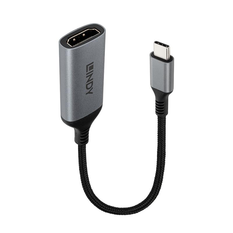 074a3537a7c834b6e3a2f29dc4a7eae1.jpeg Hub USB Lindy 43428 USB-C, 2 porturi, HDMI, Gri - imagine 1