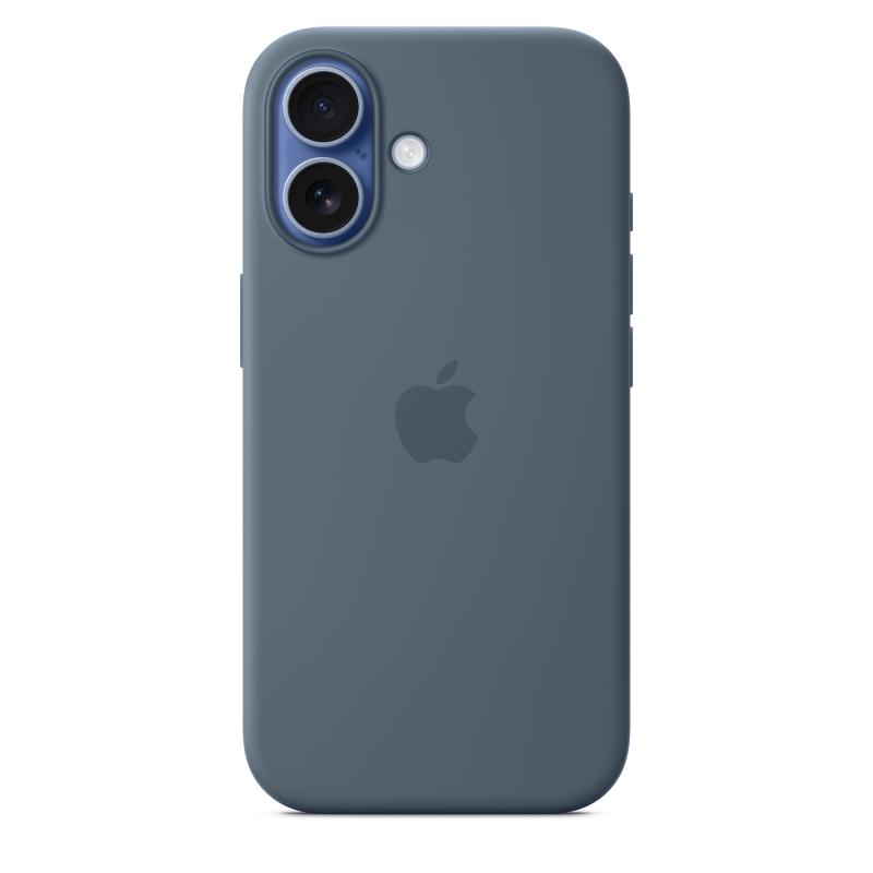 094d5bd9c4fb218e9c2efbe8d91d7f99.jpeg iPhone 17 Silicone Case with MagSafe - Anchor Blue - imagine 1