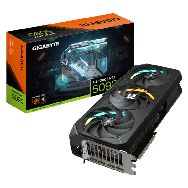 GIGABYTE GeForce RTX 5090 GAMING 32G. Graphics processor family: NVIDIA,