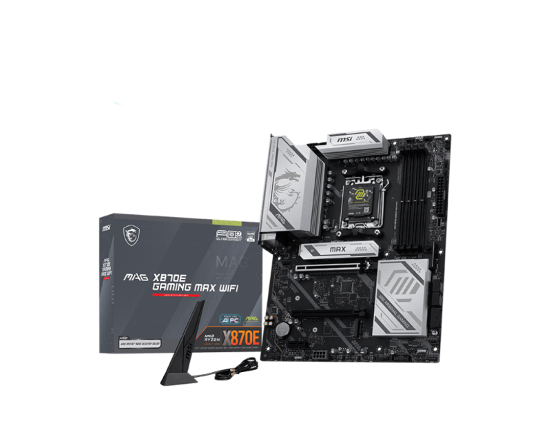0b8c5701e55fd9d910684d7d3c6fa897.png MSI MAG X870E GAMING MAX WIFI. Processor manufacturer: AMD, Processor - imagine 1