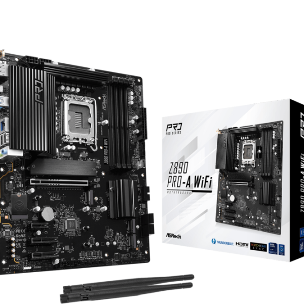 Placa de baza ASRock Z890 Pro-A WiFi, Socket 1851, DDR5,