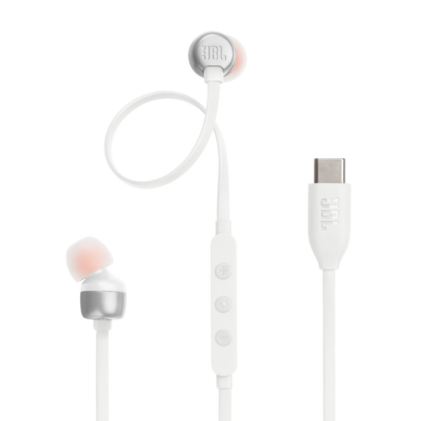 Casti In-ear JBL Tune 310C, Wired, Alb
