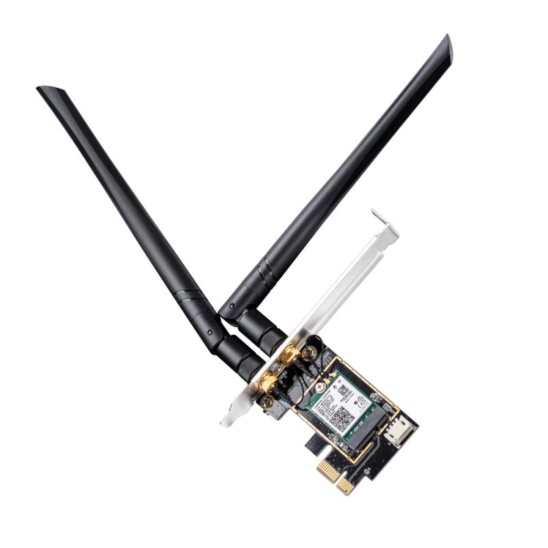 0f60302226f6dfaaee384bda9f61f6ac.jpeg CUDY 3000Mbps Wi-Fi 6 / Bluetooth 5.0 PCI Express Adapter, - imagine 1