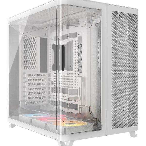 Carcasa CORSAIR AIR 5400 RS-R ARGB, Cube Tower, White