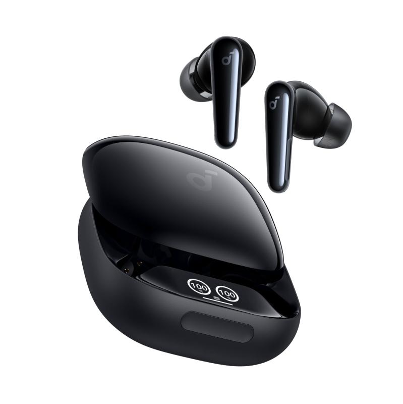 138e9462fb04ea63e91d7c683b723e3e.jpeg Casti In-ear ANKER Liberty 4 Pro, Fara Fir, noise-canceling, Negru - imagine 1
