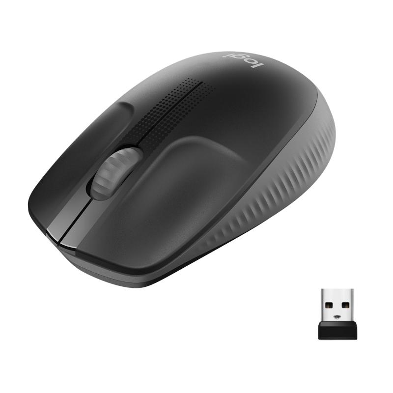 1618b6888f7ef181ae6d49f9a9fe8899.jpeg Mouse wireless optic Logitech M190, rezolutie maxima 1000DPI, negru - imagine 1