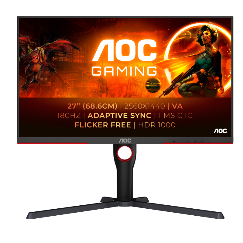 17ffba5cd27d3fadaee16dee36f3ae9f.png Monitor AOC 27" Q27G3XMN/BK - imagine 1