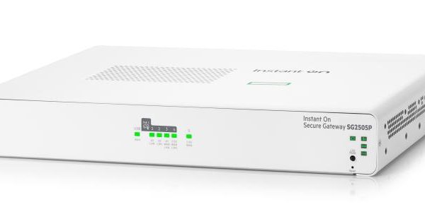 HPE Networking Instant On Secure Gateway 5-port SmartRate 2.5G PoE+