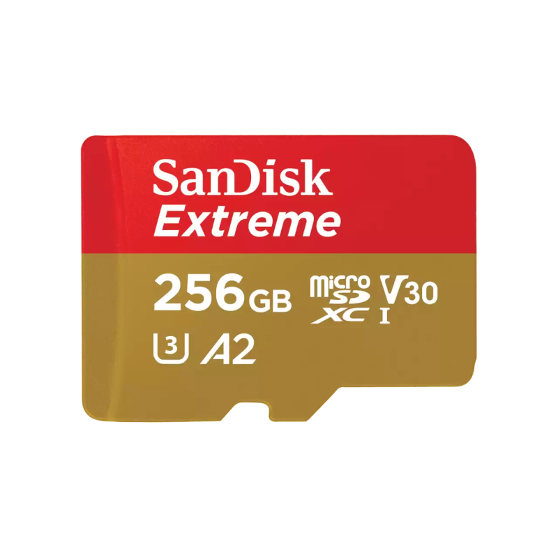 1c37b8509d3252e40257f413ac767591.png SanDisk Extreme. Capacity: 256 GB, Flash card type: MicroSDXC, Flash - imagine 1