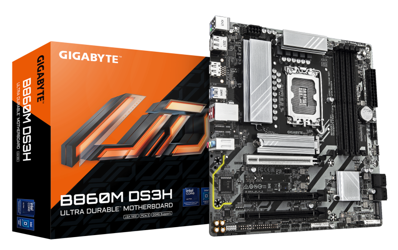 1e55fe1a0d85b3160b3025488e5d8674.png Placa de baza Gigabyte B860M DS3H, LGA 1851, DDR5, Micro-ATX - imagine 1