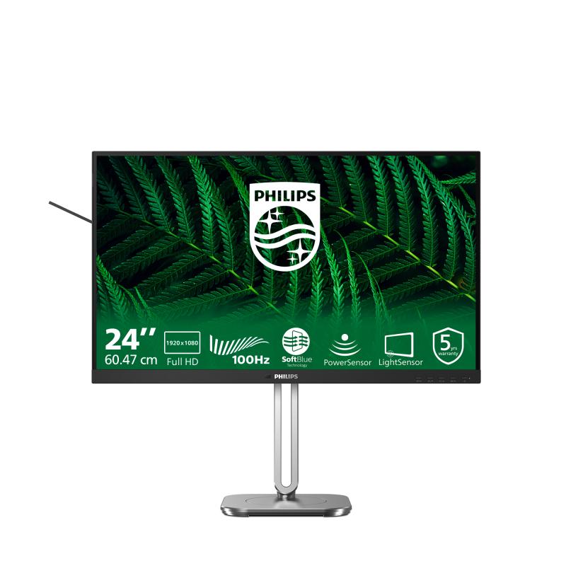 1e65efc82c0e680de31fa865038e7c83.jpg Monitor Philips 24" 24B2G5200/00, Diagonal (inch): 24, Diagonal (cm): 60.5, - imagine 1