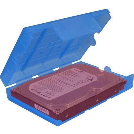 Cutie protectie hard disk Inter-Tech KP03 3.5 inch albastra