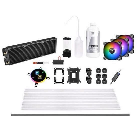 Kit cooler procesor cu lichid Thermaltake Pacific C360 DDC Hard Tube iluminare aRGB