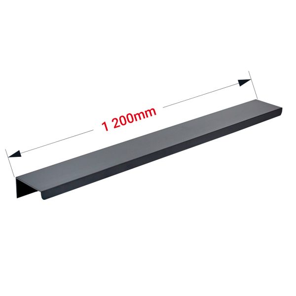 Maner metalic 3209 distanta 1088mm L-1200mm negru mat ENERGO