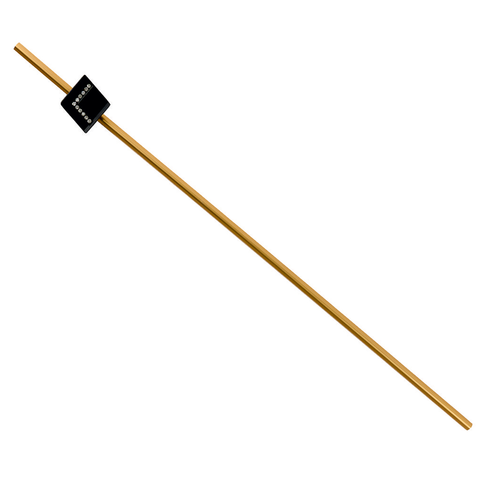 2130301_maner-energo-501803-1 Maner metalic 5012 distanta 780mm L-800mm negru mat/auriu mat ENERGO - imagine 1