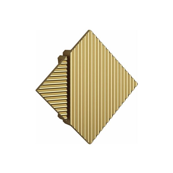 Maner metalic COSTA distanta 32mm auriu lucios ENERGO