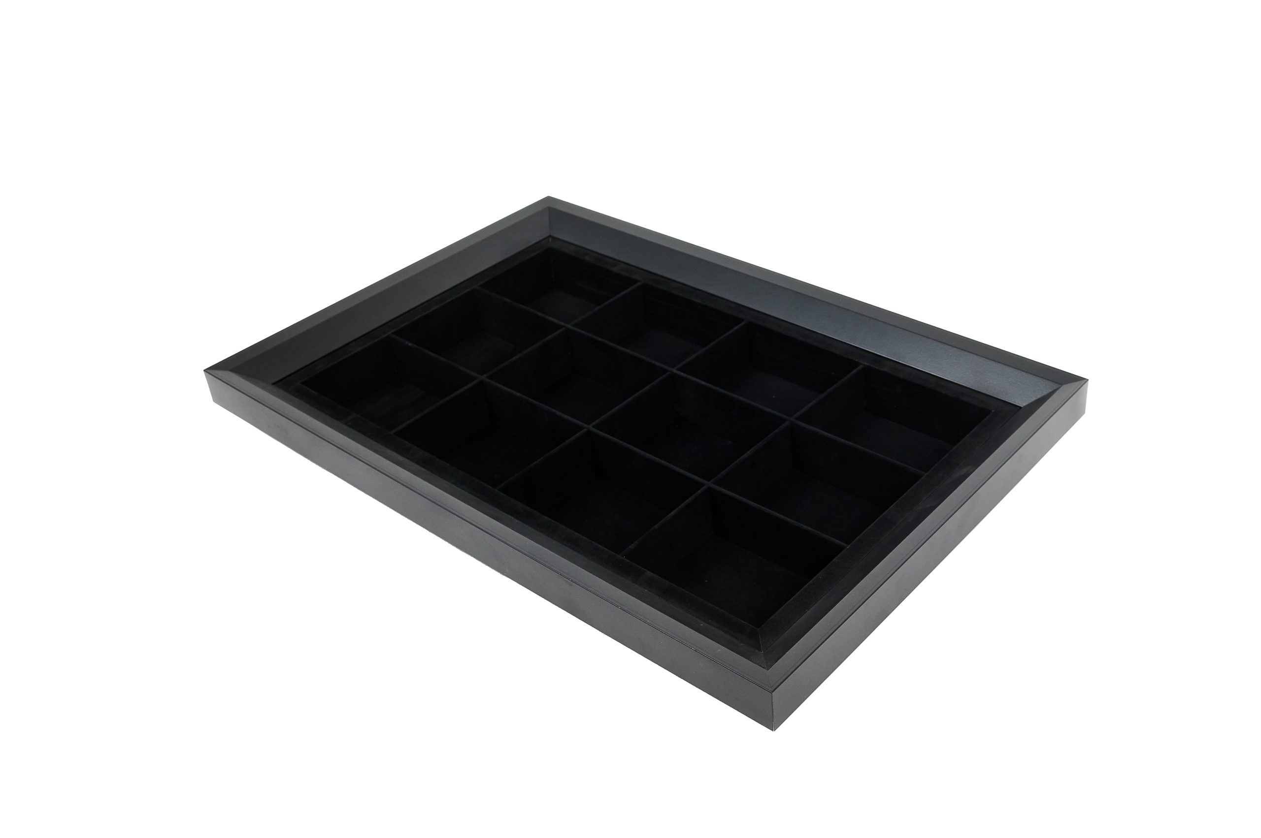 DualPhoto Polita compartimentata pentru corp s-800mm catifea neagra ENERGO - imagine 1