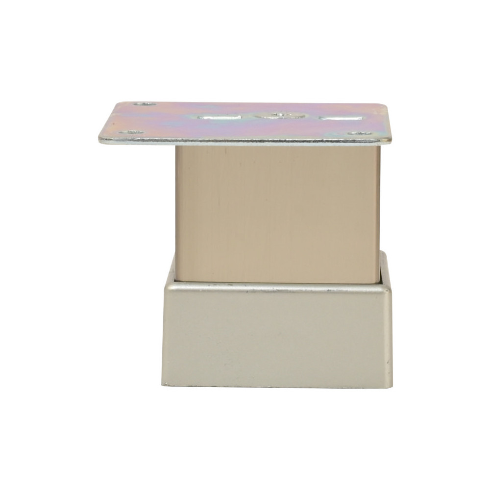 2130306_picior-aluminiu-energo-370052-1 Picior aluminiu SQUARE 40 H-50mm nichel ENERGO - imagine 1