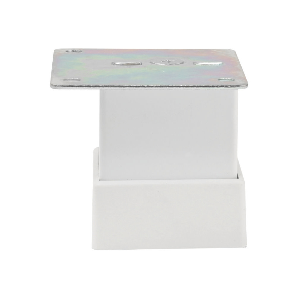 2130306_picior-aluminiu-energo-370053-1 Picior aluminiu SQUARE 40 H-50mm alb ENERGO - imagine 1