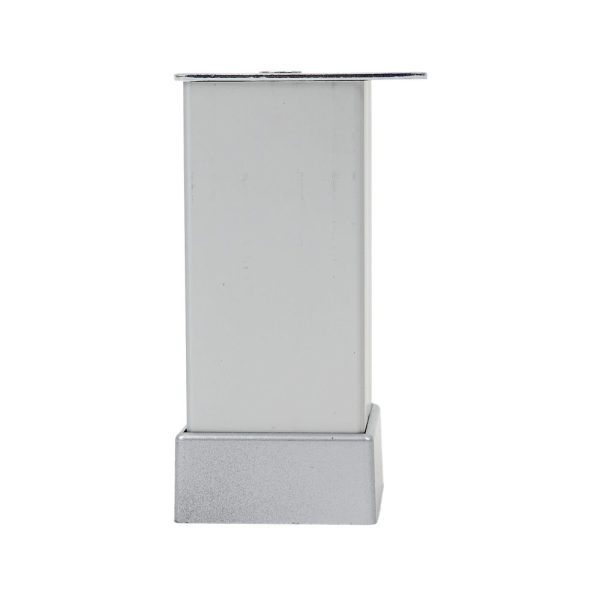 Picior aluminiu SQUARE 40 H-100mm aluminiu mat ENERGO
