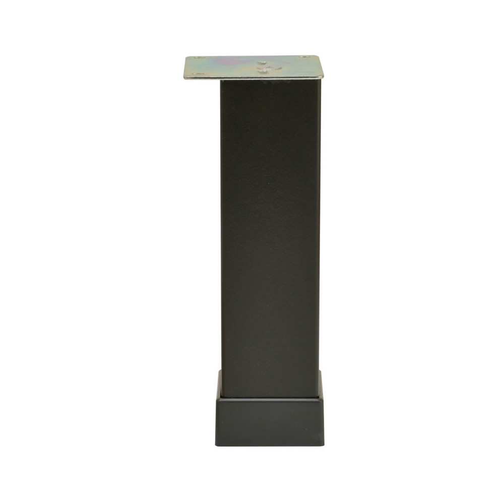 2130306_picior-aluminiu-energo-370154-1 Picior aluminiu SQUARE 40 H-150mm negru ENERGO - imagine 1