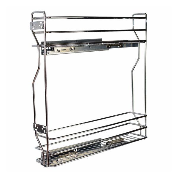 Cos jolly cu glisiera extragere partiala blum soft pentru corp s-150mm crom lucios ENERGO