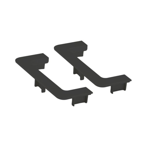 Capac plastic interior 7321 pentru profil gola "c" negru ENERGO