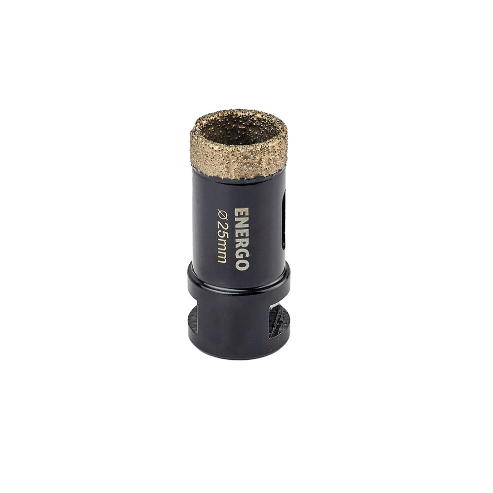 4010116_carota-diamantata-energo-370250-1 Carota diamantata DRILLO D-25mm L-36mm filet interior M14 gaurire uscata pentru gresie/faianta/granit/marmura ENERGO - imagine 1