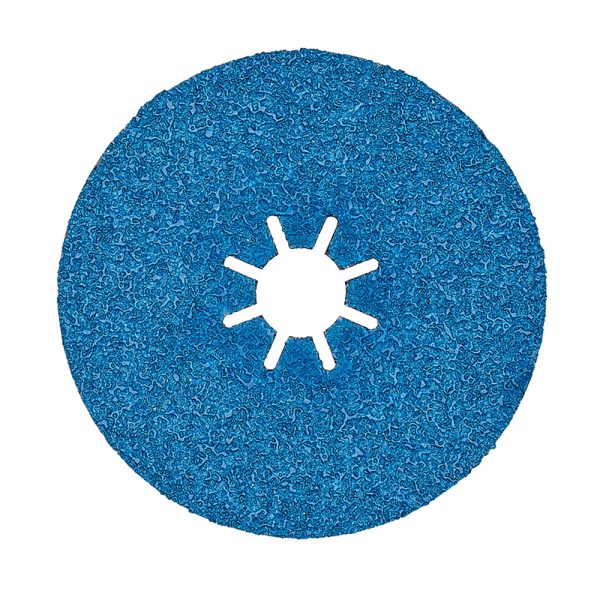 Fibrodisc abraziv INTENSIV D-125x10mm granulatie R 60 zirconiu corund suport fibra vulcanizata pentru metal/inox ENERGO