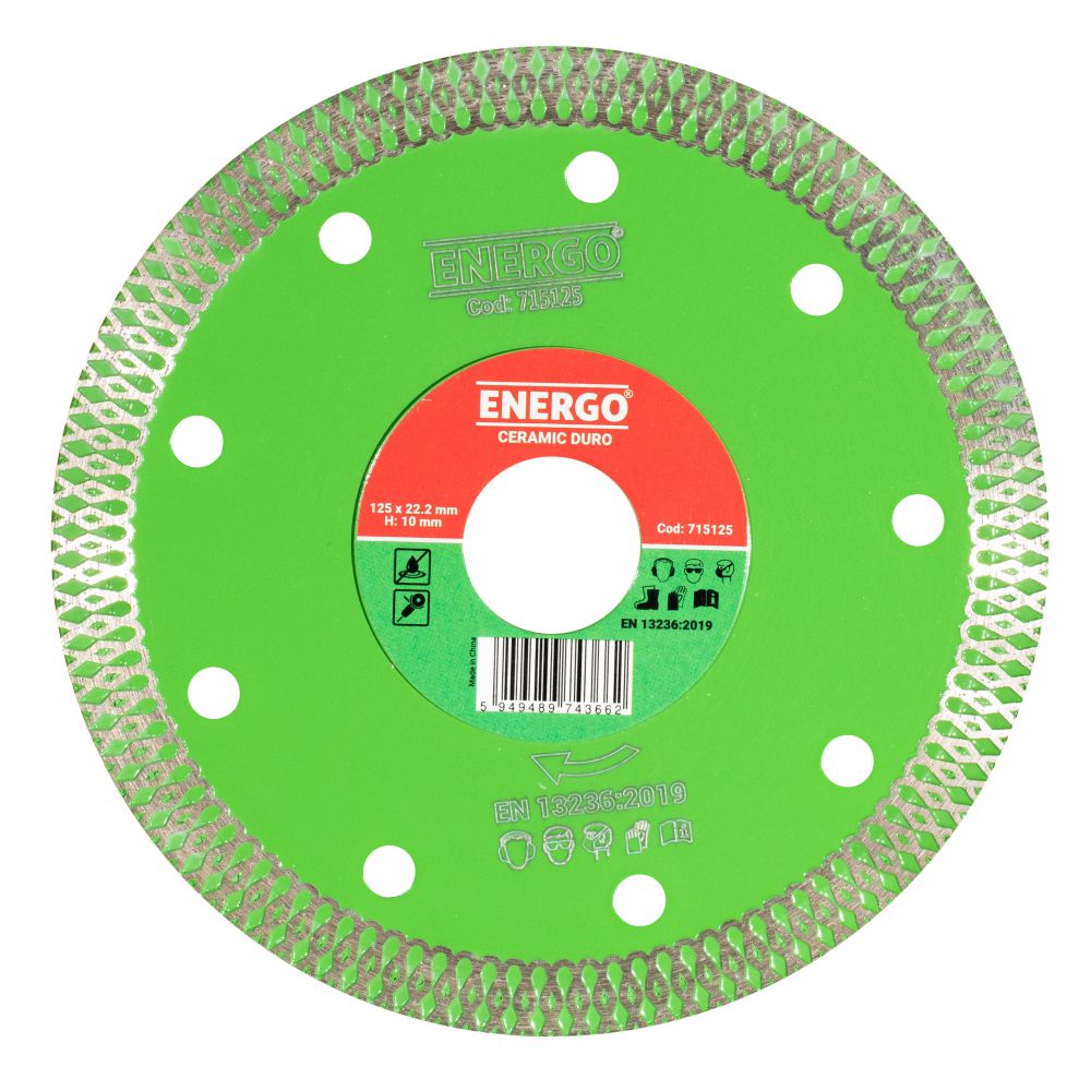 40104141_disc-diamantat-taiere-energo-715125-1 Disc diamantat taiere CERAMIC DURO 125x22.2 mm PT sector continuu amprentat gresie/faianta-portelan ceramica-dura ENERGO - imagine 1
