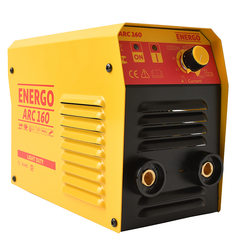 4050101_aparat-sudura-cu-electrod-energo-15182160-1 Aparat sudura cu electrod ARC 160 randament 105A/60% 230V cu accesorii ENERGO - imagine 1