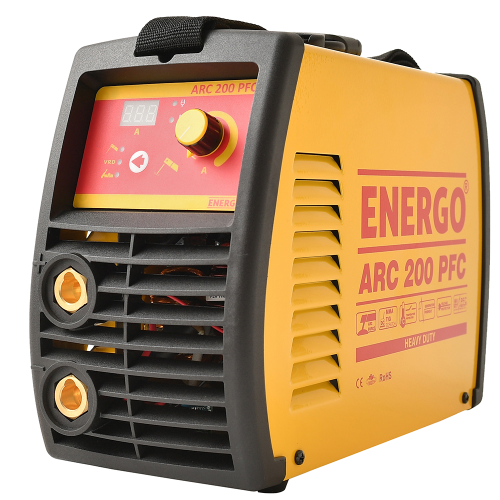 4050101_aparat-sudura-electrod-energo-15190200-1 Aparat sudura cu electrod ARC 200 functie TIG-LIFT/PFC/MV randament-170A/60%-230V ENERGO - imagine 1