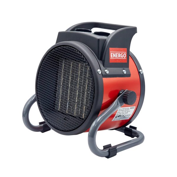 Incalzitor electric aeroterma ceramica AE02 2kW 1720kcal/h volum aer 197mc/h consum 2kW 230V ENERGO