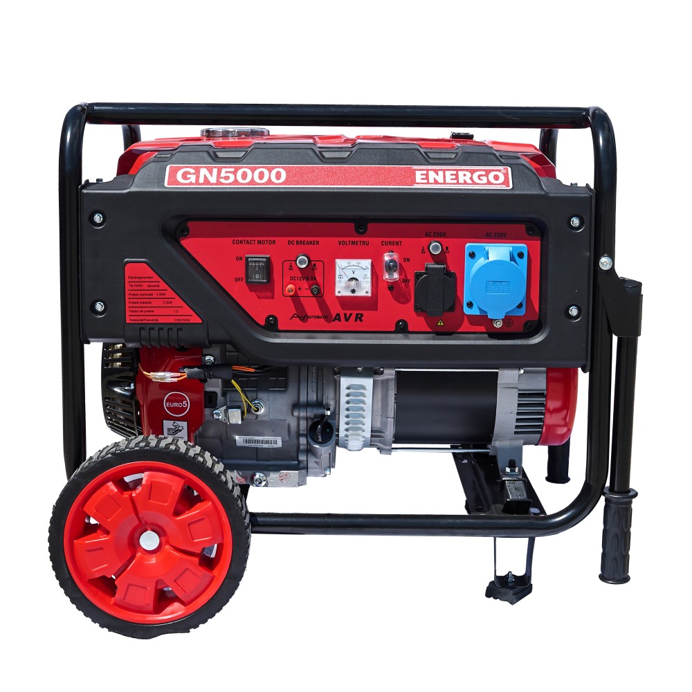 4080101_generator-portabil-energo-635000-1-1 Generator portabil GN5000 cadru deschis cu roti Pmax 5.5kW/230V rezervor 25 L benzina cu AVR start manual ENERGO - imagine 1