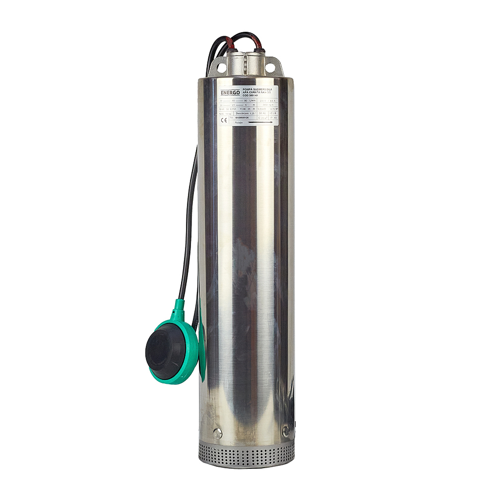 4090201_pompa-submersibila-apa-curata-energo-500140-1 Pompa submersibila apa curata NKM3/3 debit 90L/min Hmax 33mCA cablu corp D-127mm conexiune DN 1.25" 0.55kW 230V ENERGO - imagine 1