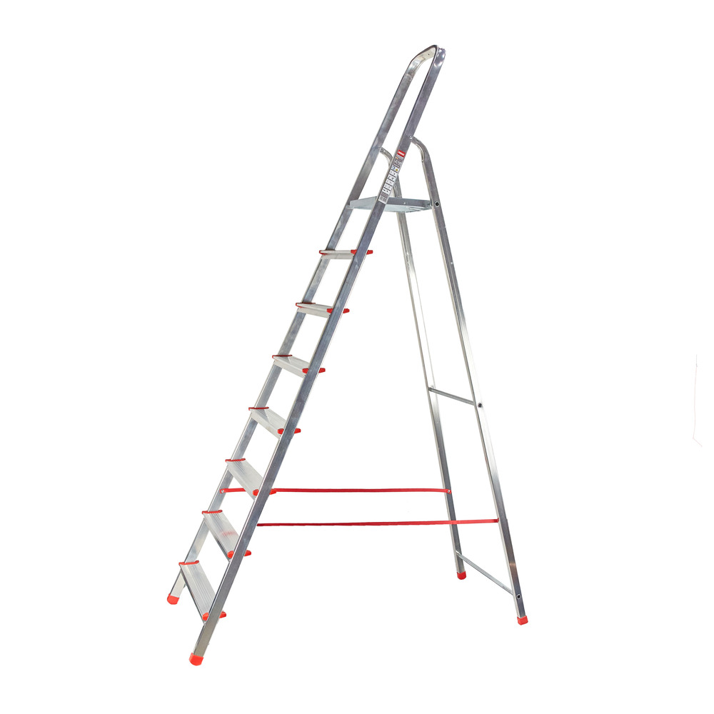 4102601_scara-energo-918-1 SCARA ALUMINIU TIP BIBLIOTECA 7 TREPTE + PLATFORMA H 1.66 M ENERGO - imagine 1