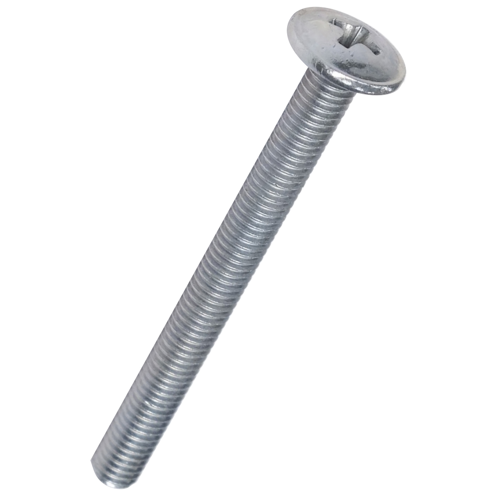 4110101_surub-cap-bombat-saiba-din967-zinc-alb-29 Surub cap bombat combinat SCC M6 L-30mm DIN967 clasa 4.8 amprenta PZ3/SL otel zincat alb ENERGO - imagine 1