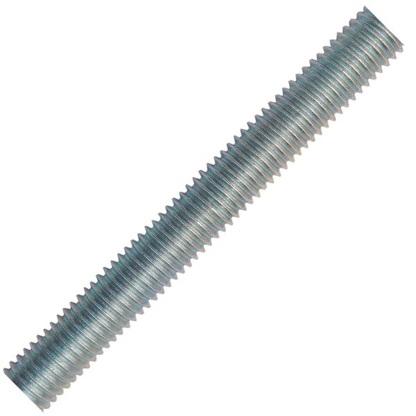 Tija filetata TF M16 L-1000mm DIN975 clasa-8.8 otel zincat-alb ENERGO