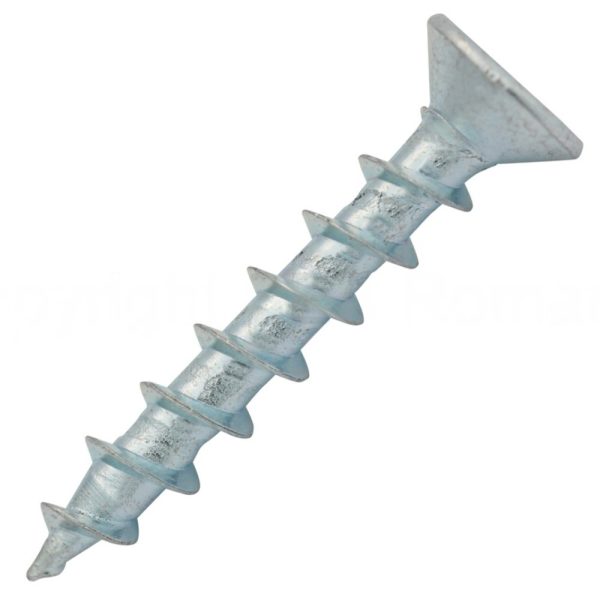 Surub autofiletant montaj PVC cap inecat PH2 D-4.0mm L-25mm DIN7504 zincat alb ENERGO