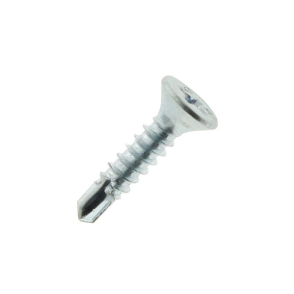 Surub autoforant cap inecat PH2 D-4.2mm L-32mm vf-3mm DIN7504P fixare metal/metal zincat alb ENERGO