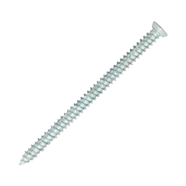Surub montaj ferestre/usi SM cap inecat TX30 D-7.5mm L-182mm beton/caramida/BCA zincat-alb ENERGO