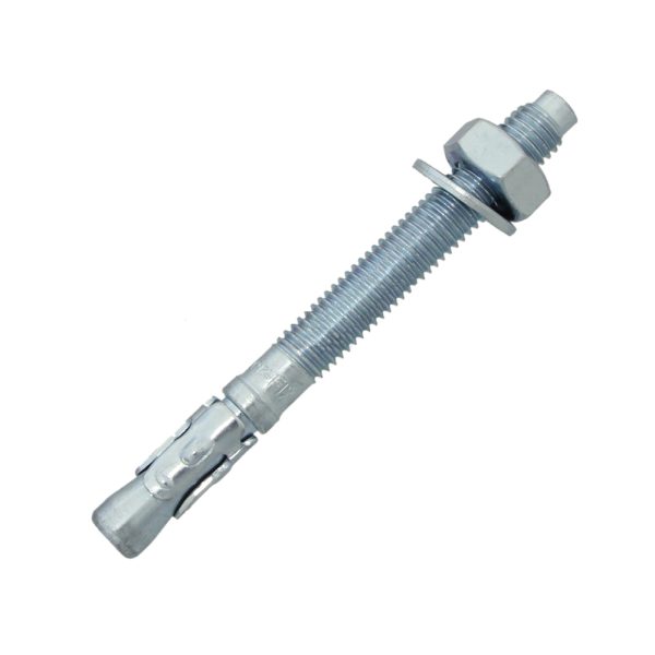 Ancora cu cep cilindric AFB, M12 L-100mm clema inox pentru beton zincat-alb ENERGO