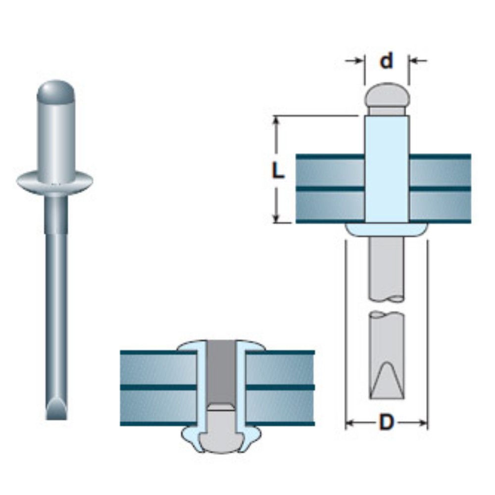 4110601_nit-pop-cap-standard-bombat-energo-1-75 Nit pop cap standard bombat AF-N D-6.0mm L-10mm aluminiu/otel dg-6.1mm ENERGO - imagine 1