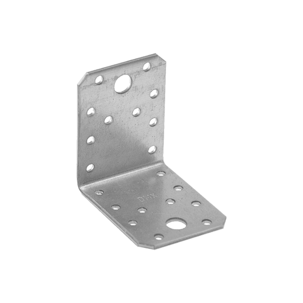 4110901_coltar-perforat-energo-4072-1 Coltar perforat KL2 pentru lemn 70x70mm latime 55mm grosime 2.5mm otel zincat alb ENERGO - imagine 1