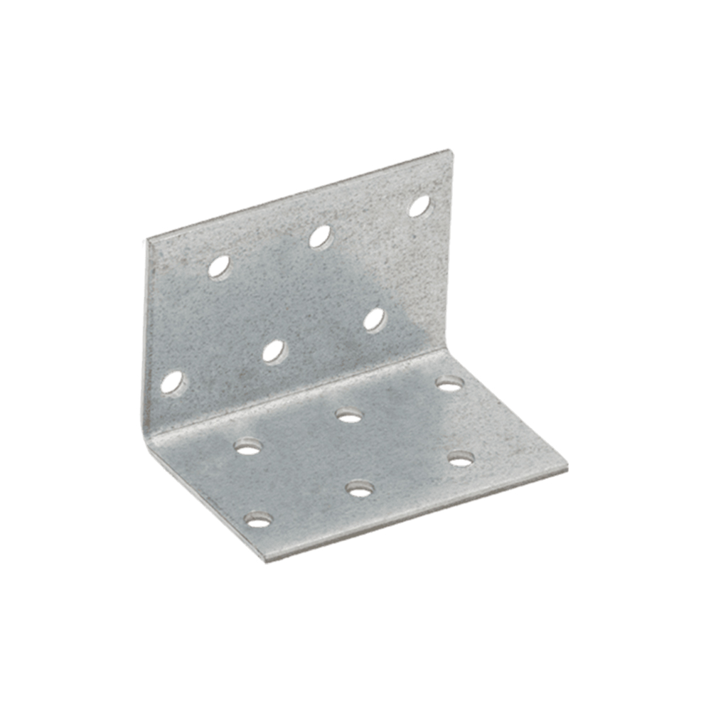 4110901_coltar-perforat-energo-4102-1 Coltar perforat KM2 pentru lemn 40x40mm latime 60mm grosime 2.0mm otel zincat alb ENERGO - imagine 1