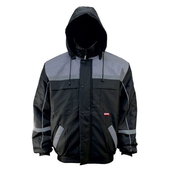 Jacheta iarna WINTER marimea S neagra oxford cu poliester 190T si 300g/mp ENERGO